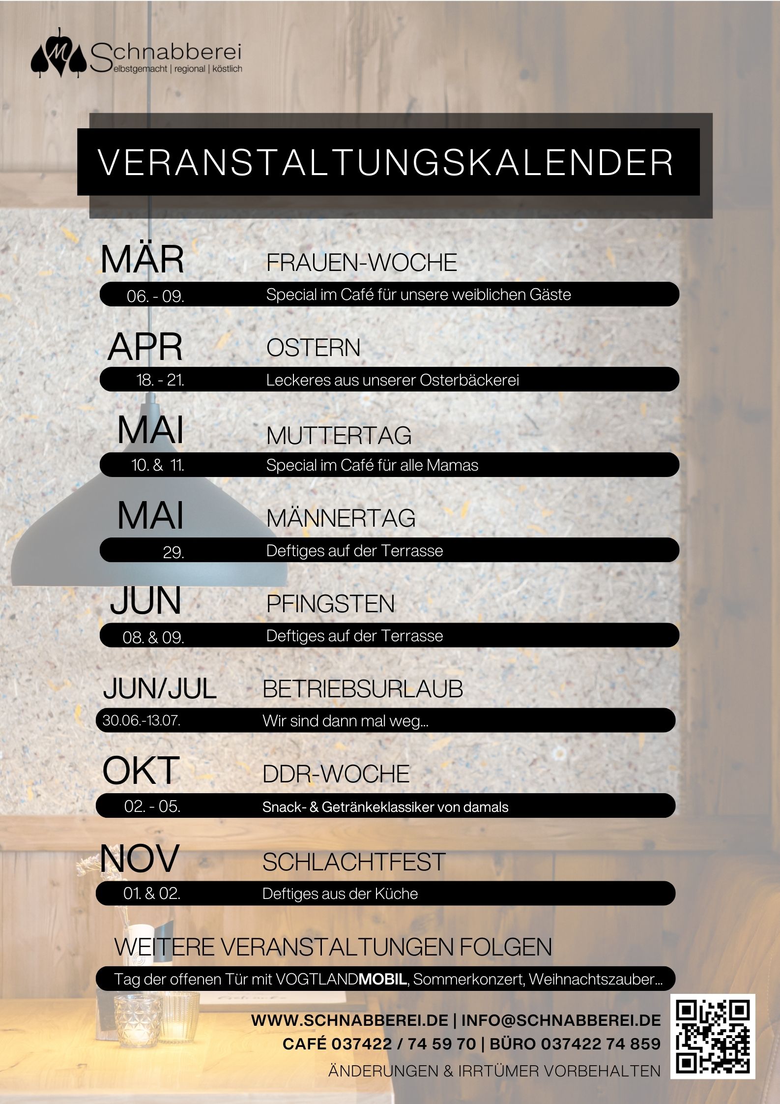 Veranstaltungskalender