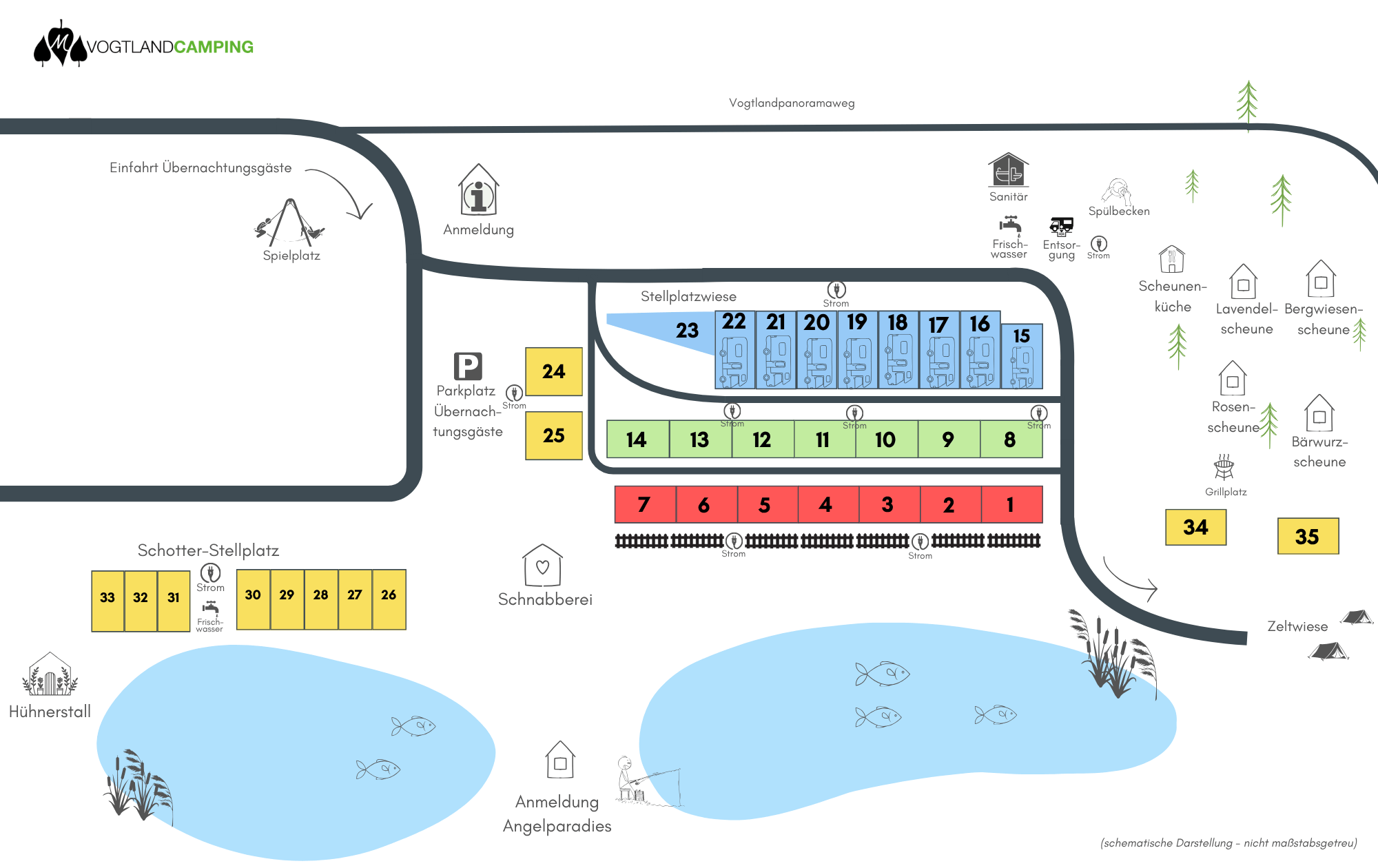 2026 Gelände Stellplatz Plan Vogtlandcamping
